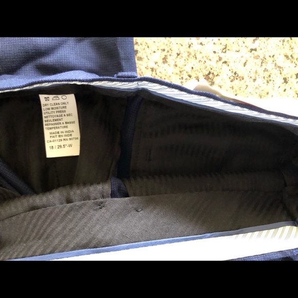 Boys Navy Dress Slacks- size 18 - Picture 2 of 3